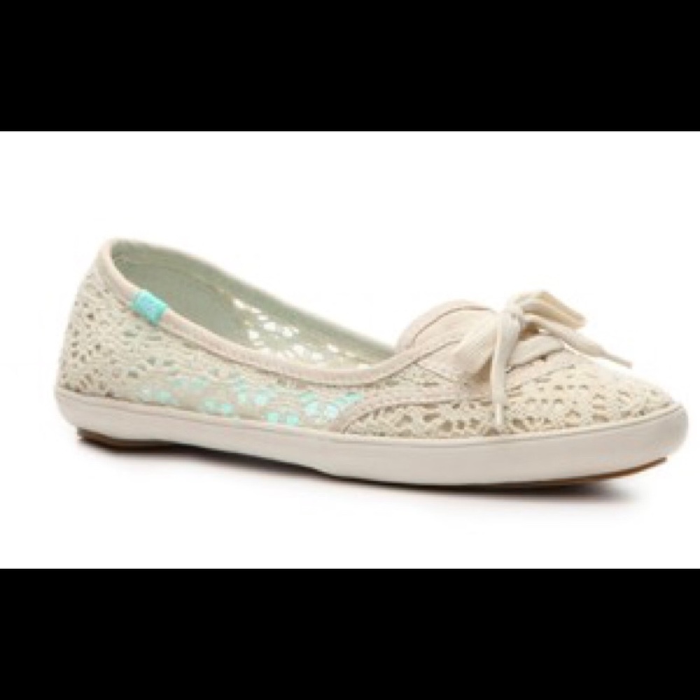 Keds Teacup Crochet Slip-on Flat
